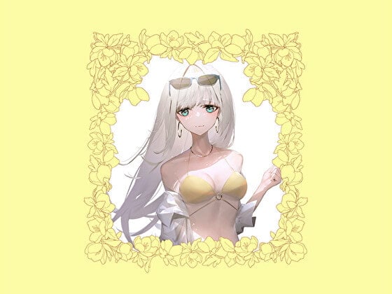 ありさと常夏、癒しの、海と空 ～包容力ばつぐん系ダウナーギャルと、南の島で波の音を聞きながら、解放感えっちする百合音声～